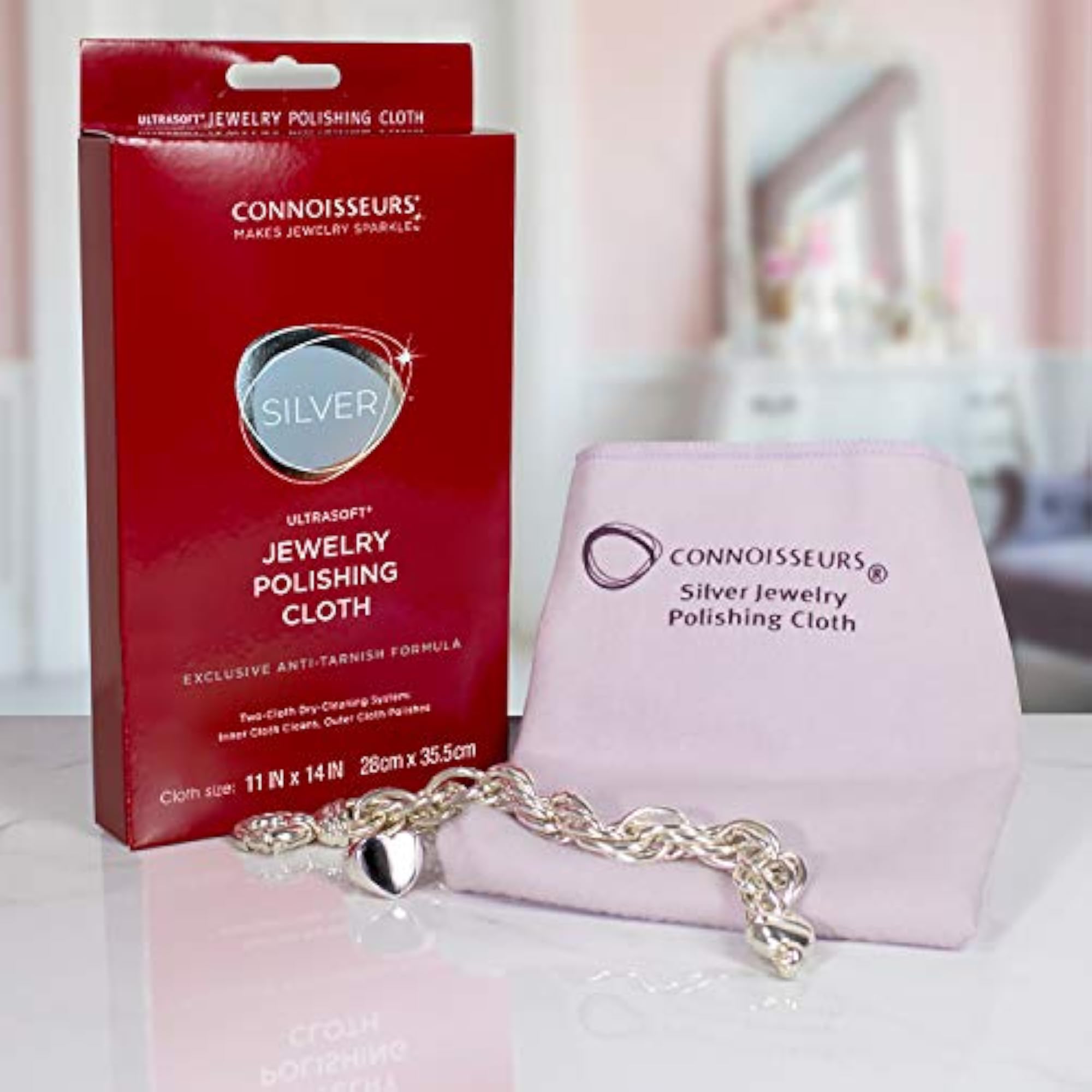 Silver Polishing Cloth for Jewellery Care